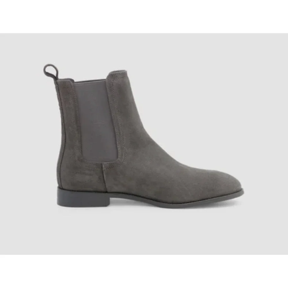 Saint Morta Chelsea Boot NOMAD Dark Grey Suede Leather Mens 12 New In Box‎